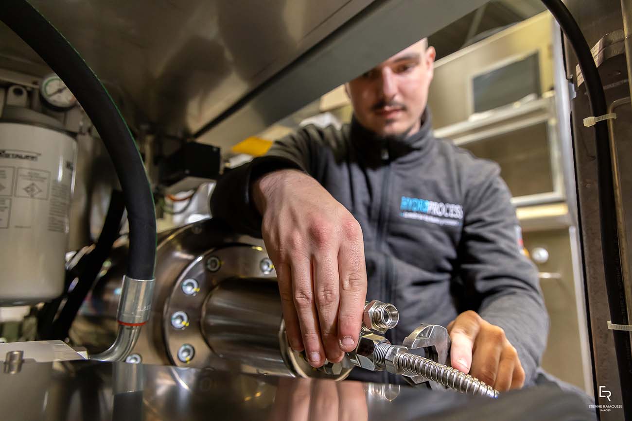 Installation de machine haute pression